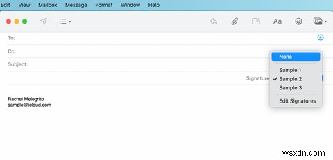 Cá nhân hóa email của bạn bằng cách thêm chữ ký email vào thư trên máy Mac của bạn 