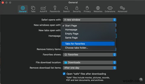 Cách Thêm, Xem và Quản lý Mục ưa thích trong Safari trên máy Mac 