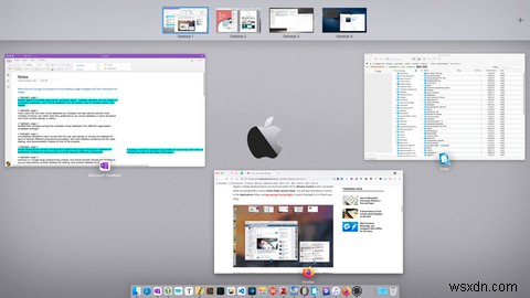 Cách sử dụng nhiều máy tính để bàn với Mission Control trong macOS 