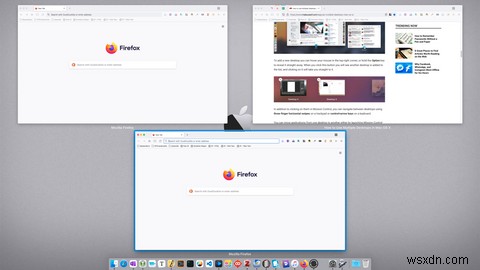 Cách sử dụng nhiều máy tính để bàn với Mission Control trong macOS 