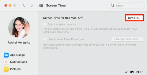 Cách sử dụng tính năng thời gian sử dụng thiết bị của máy Mac 