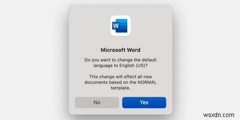 Cách thay đổi ngôn ngữ kiểm tra chính tả trong 5 bộ Office trên máy Mac 