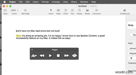 Cách sử dụng nội dung bằng giọng nói để khiến máy Mac của bạn đọc to cho bạn nghe 