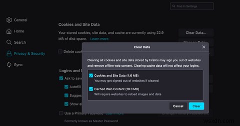 Cách xóa bộ nhớ cache và cookie trên máy Mac của bạn 