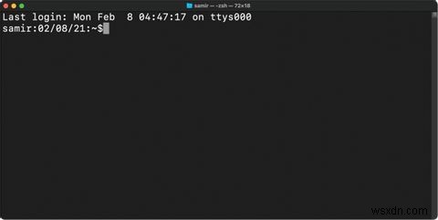 Cách tùy chỉnh Lời nhắc zsh trong MacOS Terminal 