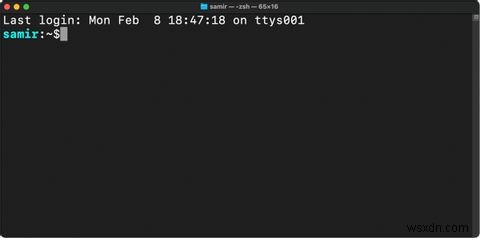 Cách tùy chỉnh Lời nhắc zsh trong MacOS Terminal 