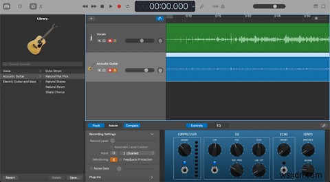 Cách sử dụng Garageband trên Mac để ghi nhiều bản nhạc trực tiếp cùng một lúc 