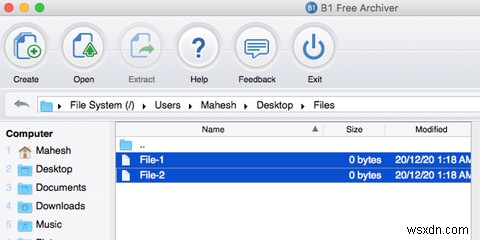 Cách tạo tệp ZIP trên máy Mac 