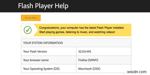 Cách tải xuống Adobe Flash Player trên máy Mac 