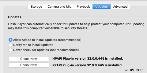 Cách tải xuống Adobe Flash Player trên máy Mac 