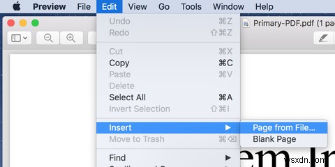 Cách kết hợp các tệp PDF trên máy Mac 