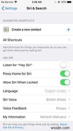 Cách tắt Siri trên iPhone, iPad, Mac hoặc Apple Watch 