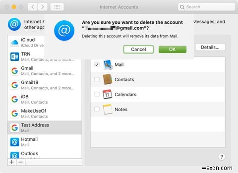 Cách thêm và xóa tài khoản email trên máy Mac 