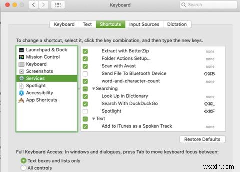 Cách thêm các tùy chọn hữu ích vào menu dịch vụ macOS 
