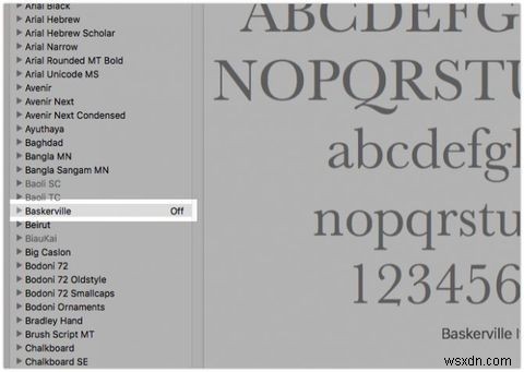 7 Mẹo trong Sách Phông chữ để quản lý Phông chữ trên máy Mac của bạn 