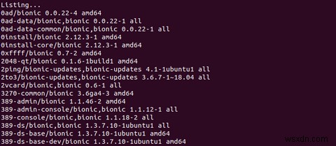 Cách tìm kiếm các gói trong Ubuntu 
