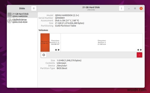 Cách sử dụng tiện ích đĩa Ubuntu để quản lý ổ cứng / SSD tốt hơn 