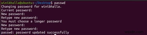 Cách thay đổi mật khẩu của bạn trong Ubuntu 