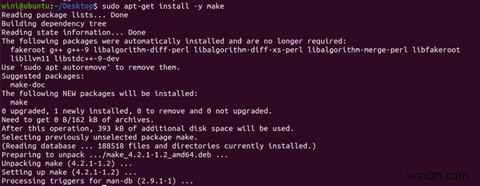 Cách khắc phục lỗi make:not found trong Ubuntu 