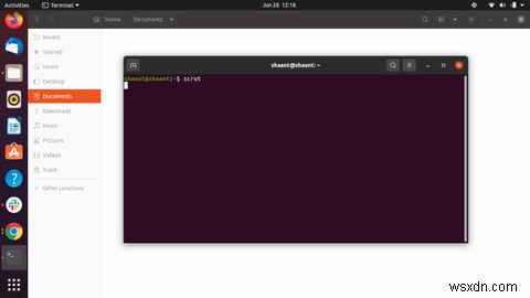 Cách cài đặt scrot và chụp ảnh màn hình trên Ubuntu 