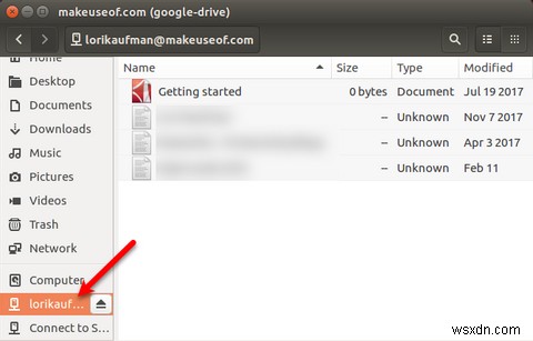 Cách truy cập tài khoản Google Drive của bạn trên Ubuntu 