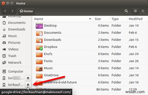 Cách truy cập tài khoản Google Drive của bạn trên Ubuntu 