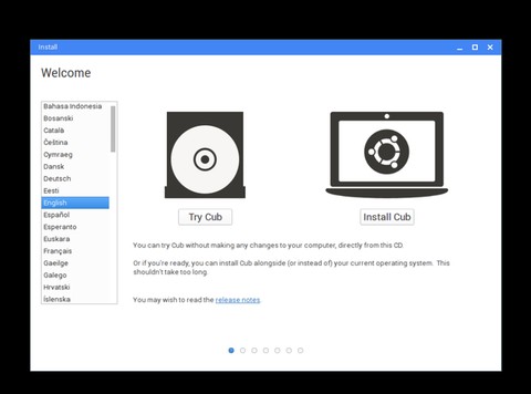 Sao chép hệ điều hành Chrome trên máy tính xách tay của bạn với Cub Linux 