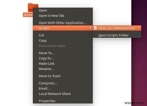 Cách thêm Open As Root vào Menu chuột phải của Ubuntus 