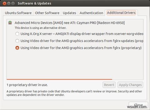 Bạn có nên sử dụng trình điều khiển đồ họa độc quyền của AMD không và bạn cài đặt chúng như thế nào? [Ubuntu] 