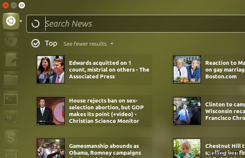 Tìm kiếm tin tức, Torrents, Spotify và hơn thế nữa trên Bảng điều khiển Ubuntus [Linux] 