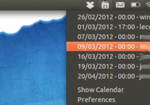 Chỉ báo lịch:Xem Lịch Google của bạn trong khay Ubuntus [Linux] 