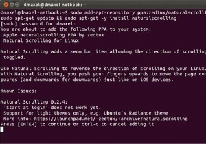 Cách tải Mac OS Xs Natural Scrolling trong Ubuntu [Linux] 