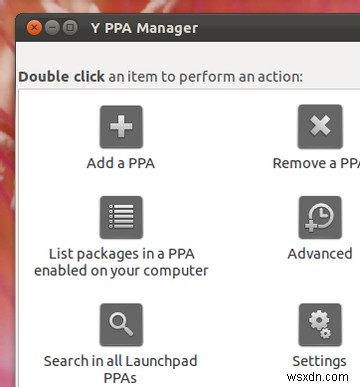 Y PPA Manage:GUI để quản lý PPA Ubuntu [Linux] 