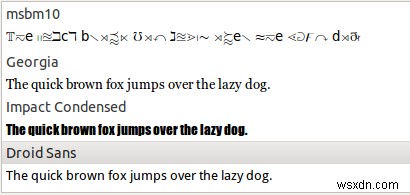 Quản lý &So sánh Phông chữ Dễ dàng Với Trình quản lý Phông chữ [Linux] 