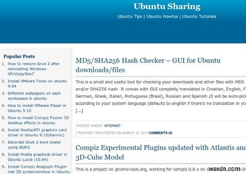 6 trang web tiện dụng để tìm hiểu các thủ thuật và chỉnh sửa Ubuntu mới 