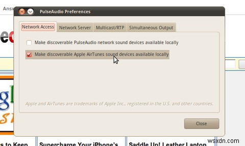 Cách sử dụng Apples AirTunes trong Ubuntu 