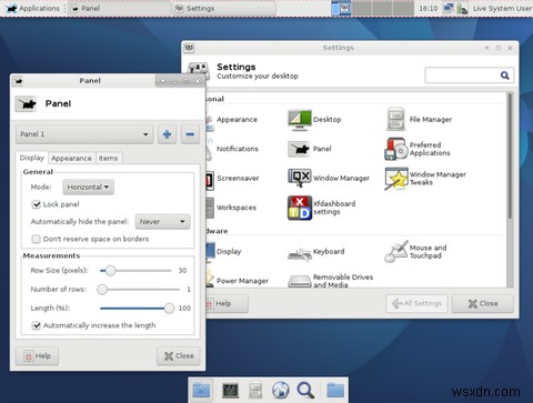 KDE so với XFCE:So sánh hai môi trường máy tính để bàn Linux 
