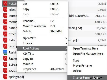 Xây dựng máy năng suất Linux của riêng bạn với menu dịch vụ KDE 