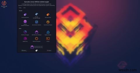 Garuda Linux:Một bản phân phối Linux dựa trên Arch được xây dựng cho Tốc độ và Vẻ đẹp 