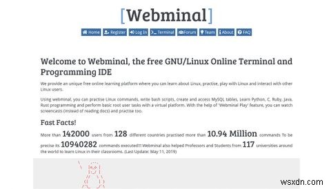 10 trang web tốt nhất để chạy Linux trong trình duyệt web 