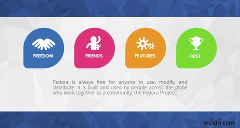 5 lý do nên sử dụng Distro mã nguồn mở thuần túy, Fedora 