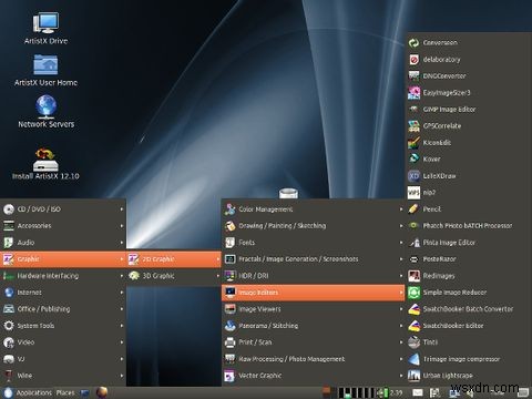 ArtistX:Bản phân phối Linux được thiết kế riêng cho mọi nghệ sĩ, dù là đồ họa hay âm nhạc 