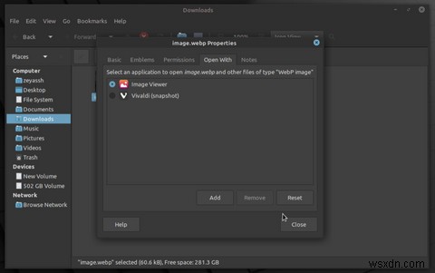Cách xem Hình ảnh WebP trên Ubuntu và Linux Mint 