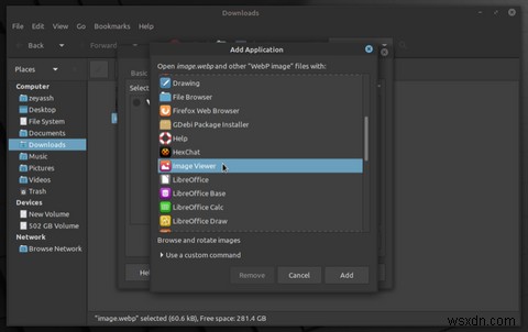 Cách xem Hình ảnh WebP trên Ubuntu và Linux Mint 