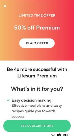 Lifesum là gì? Nó có tốt hơn MyFitnessPal không? 