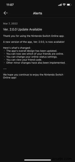 Nintendo cuối cùng cũng cập nhật ứng dụng Switch Online dành cho thiết bị di động:Đây là Whats mới