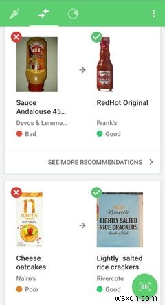 Tránh những thức ăn không cần thiết của bạn với các ứng dụng máy quét thực phẩm này