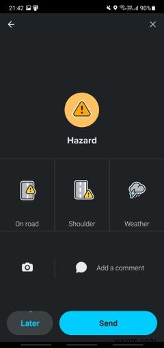 Tất cả các cách để báo cáo sự cố khi điều hướng bằng Waze 