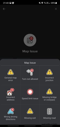 Tất cả các cách để báo cáo sự cố khi điều hướng bằng Waze 