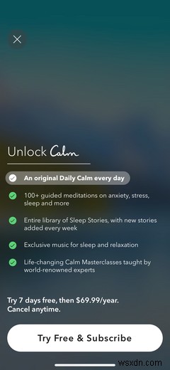 Calm Free so với Premium:Bạn nhận được gì cho tiền của mình? 